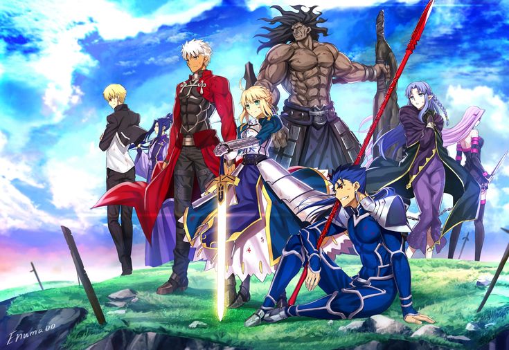 Servants de Saga Fate Stay Night
